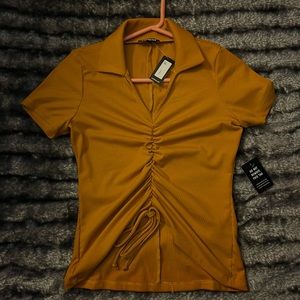 NWT Express Cinch Rib Polo Sz XS